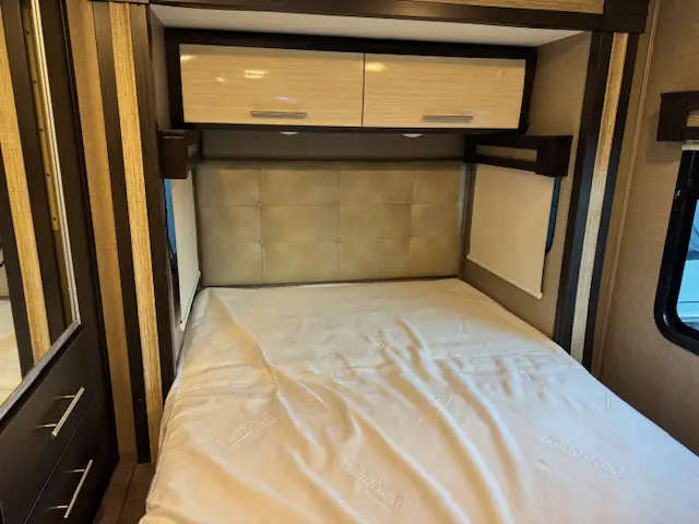 Compact RV sleeping area